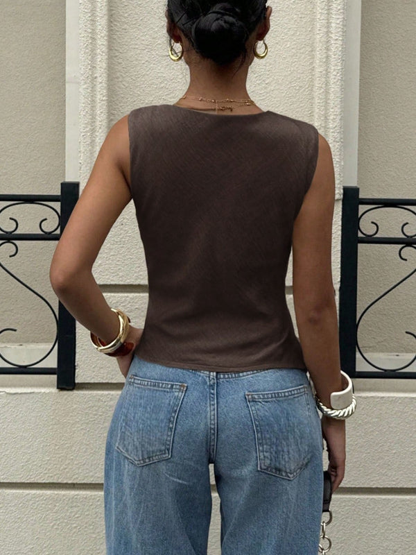 Cowl Neck Cami Top