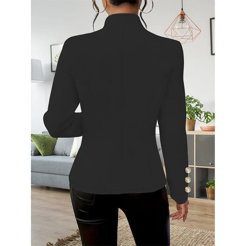 Women Casual Blazer Slim Fit Long Sleeve Business Jacket