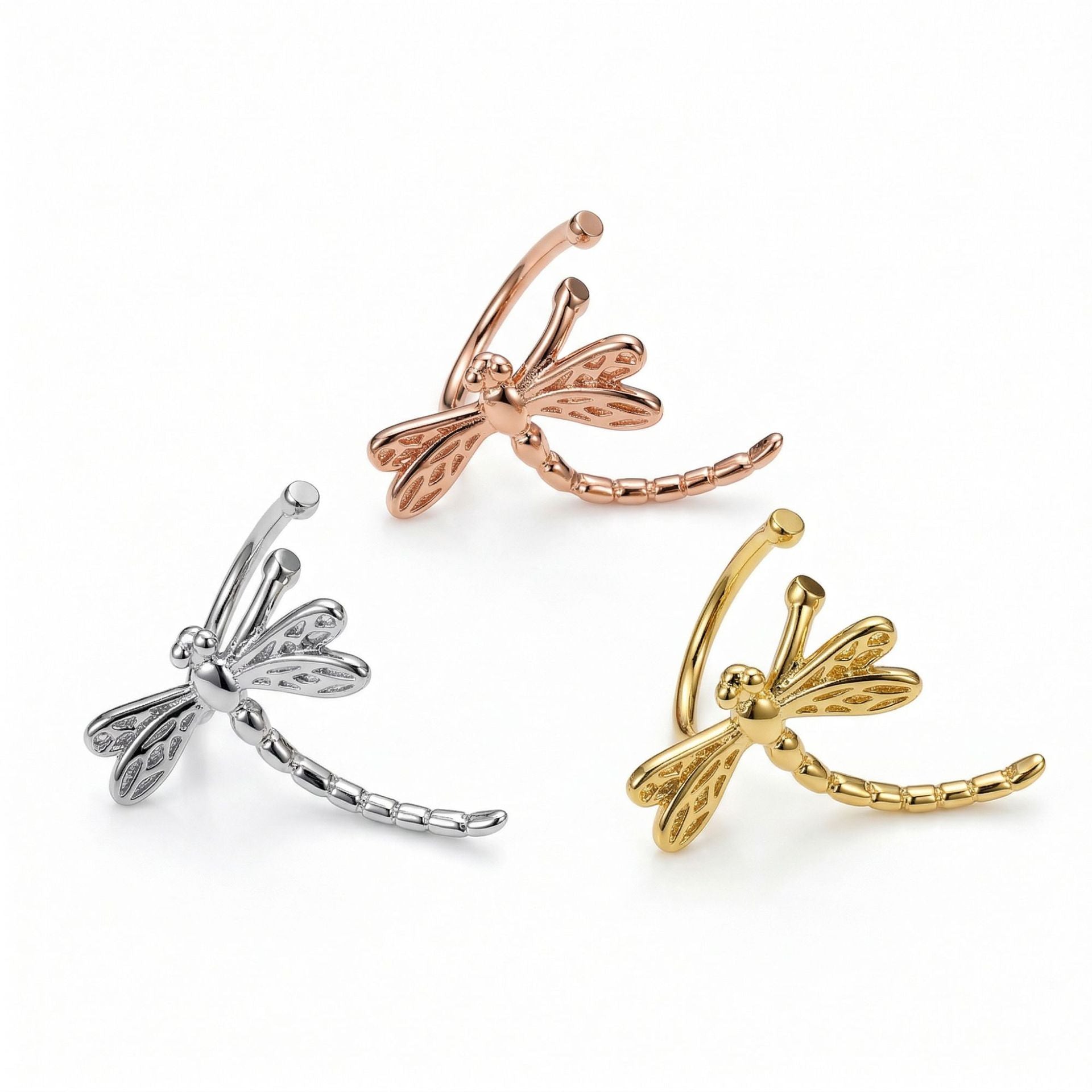 Copper Light Luxury Personality Unique Irregular Ear Clip