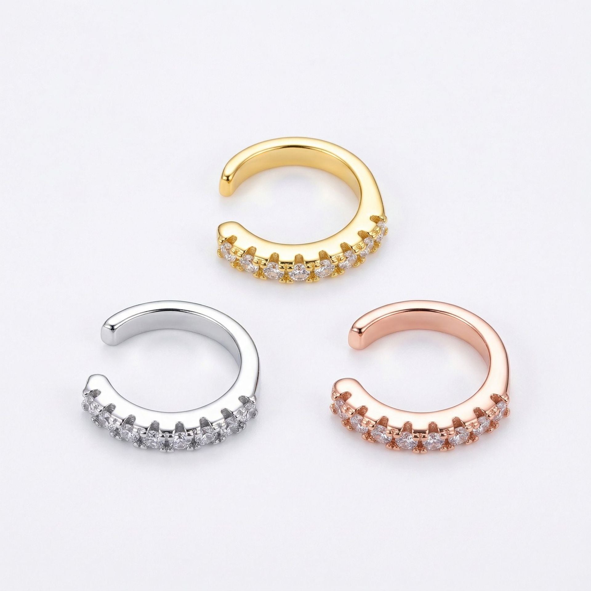 Copper Light Luxury Personality Unique Irregular Ear Clip