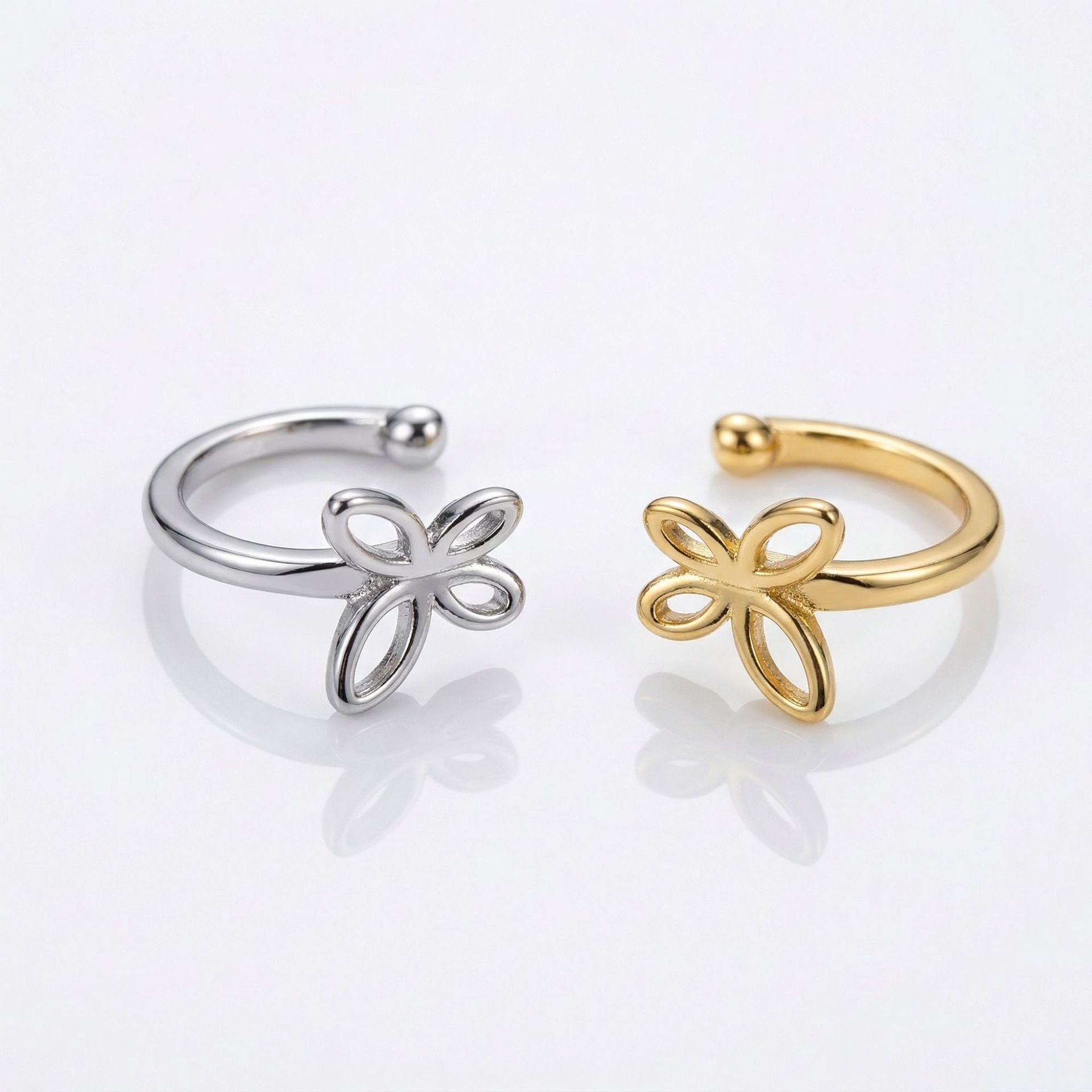 Copper Light Luxury Personality Unique Irregular Ear Clip
