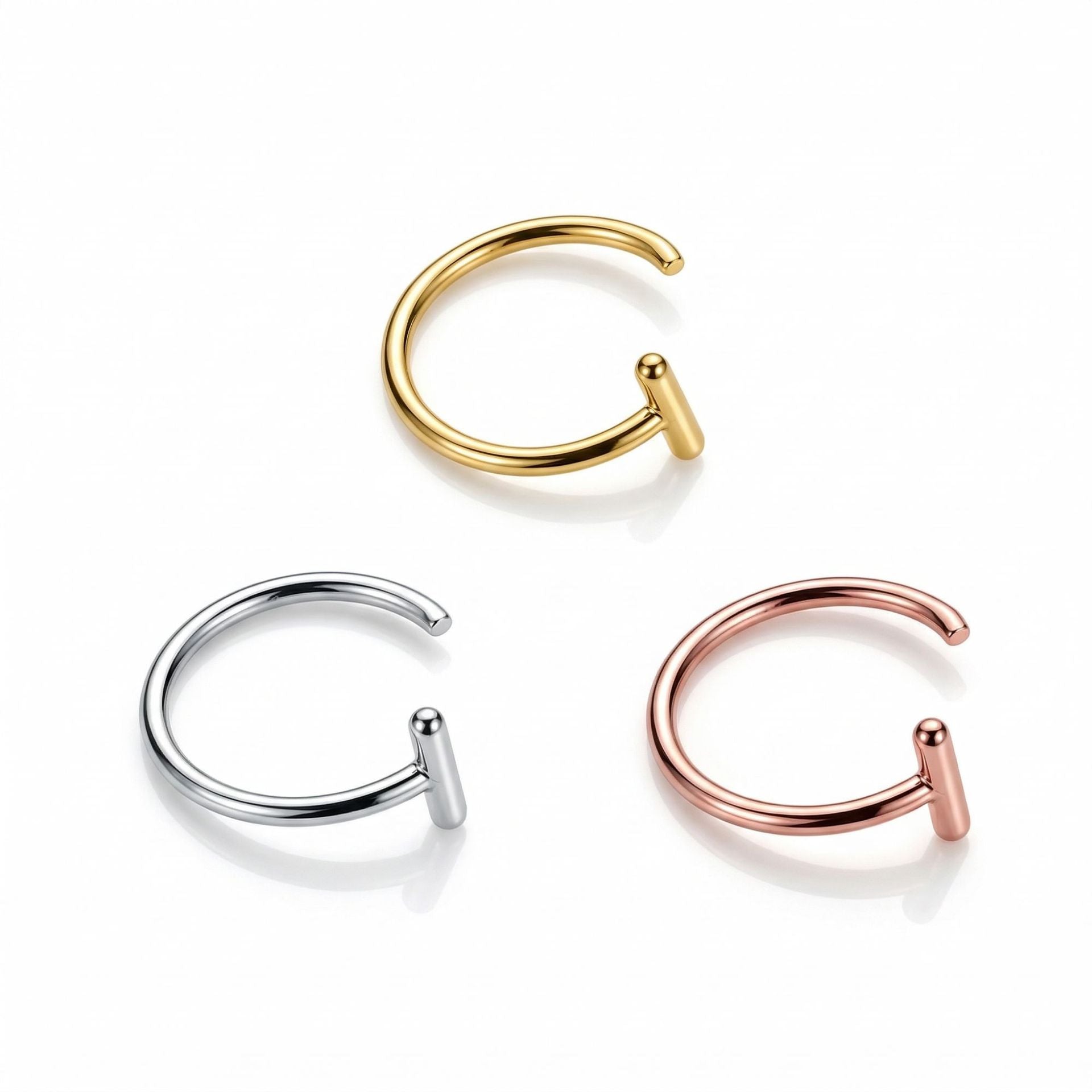 Copper Light Luxury Personality Unique Irregular Ear Clip