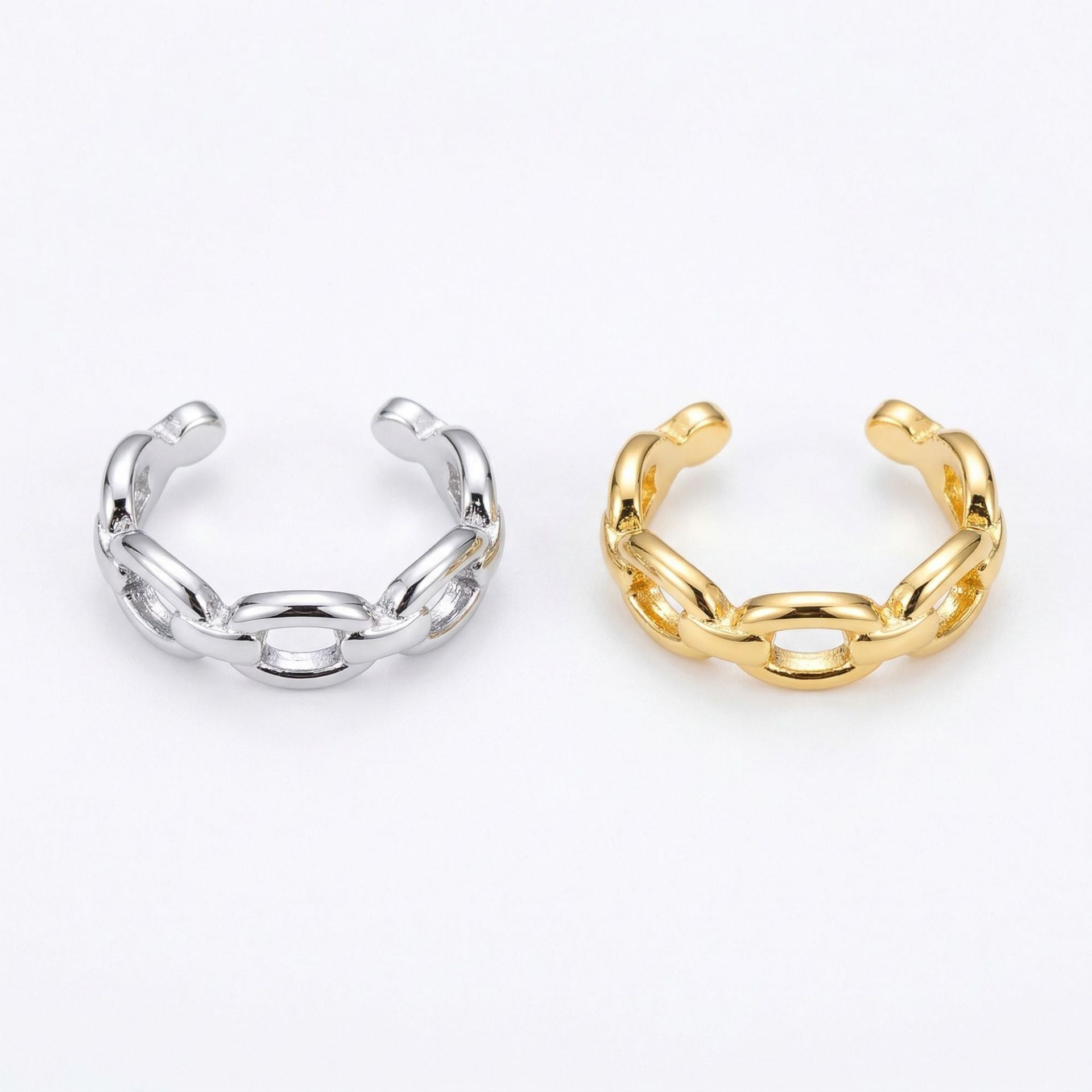 Copper Light Luxury Personality Unique Irregular Ear Clip
