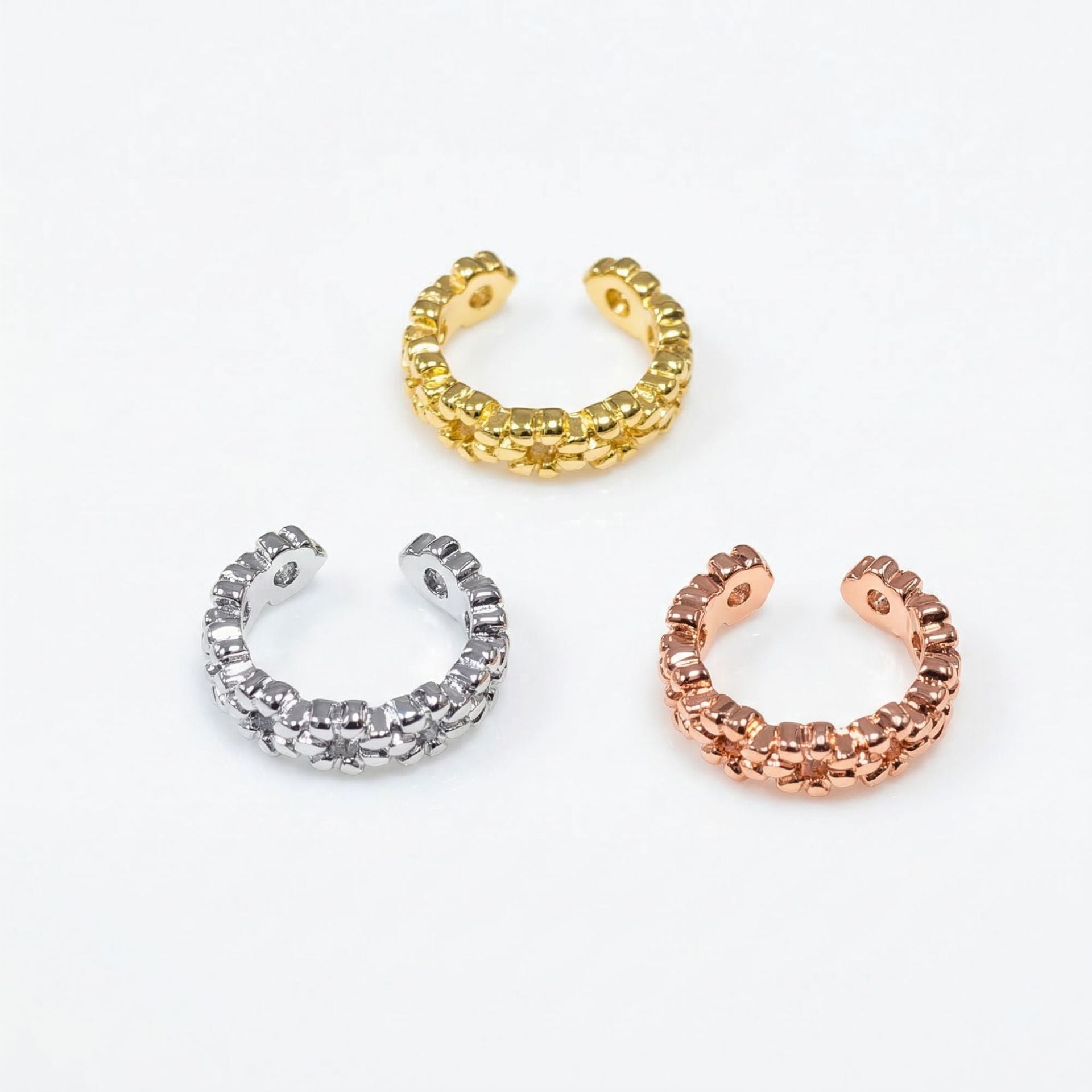 Copper Light Luxury Personality Unique Irregular Ear Clip