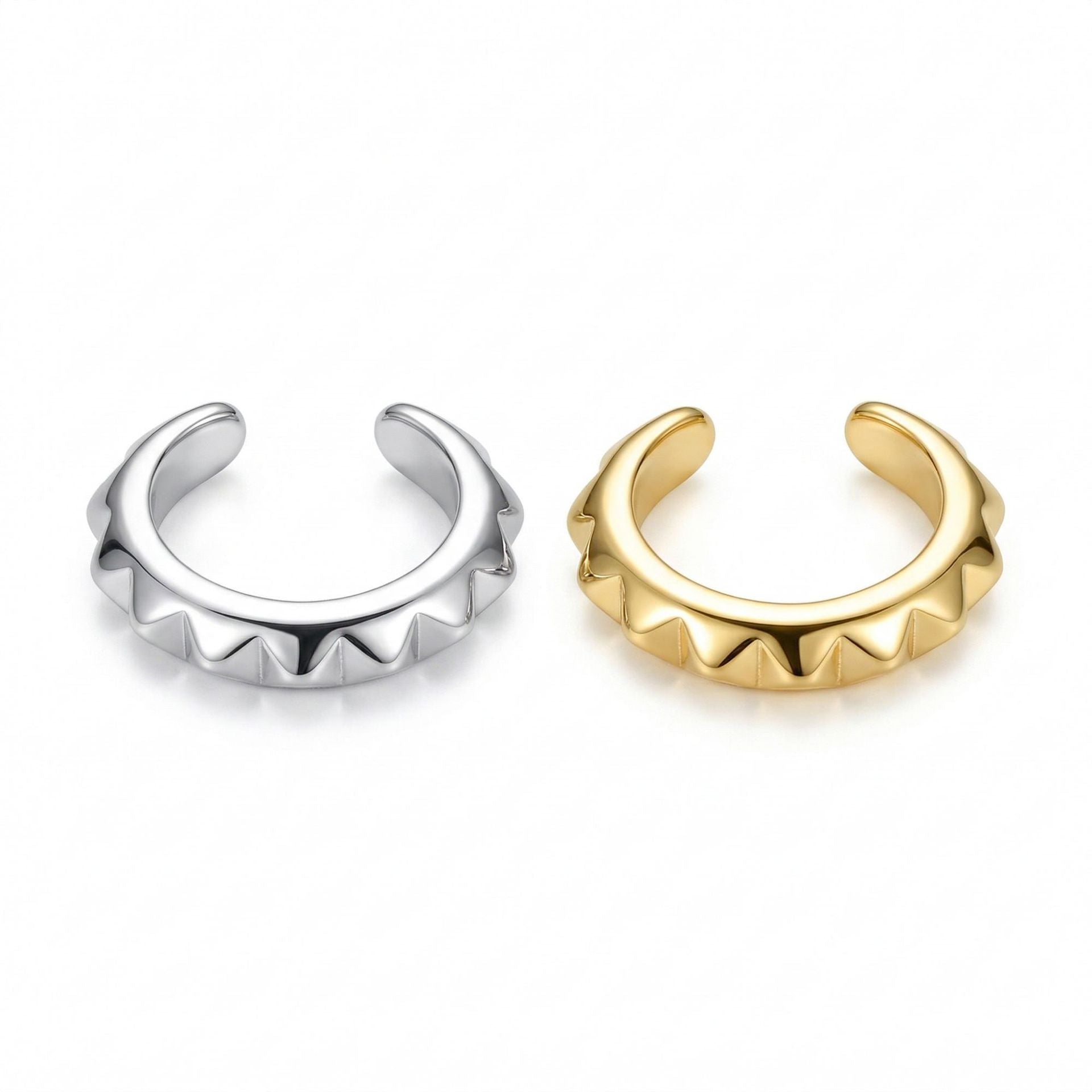 Copper Light Luxury Personality Unique Irregular Ear Clip