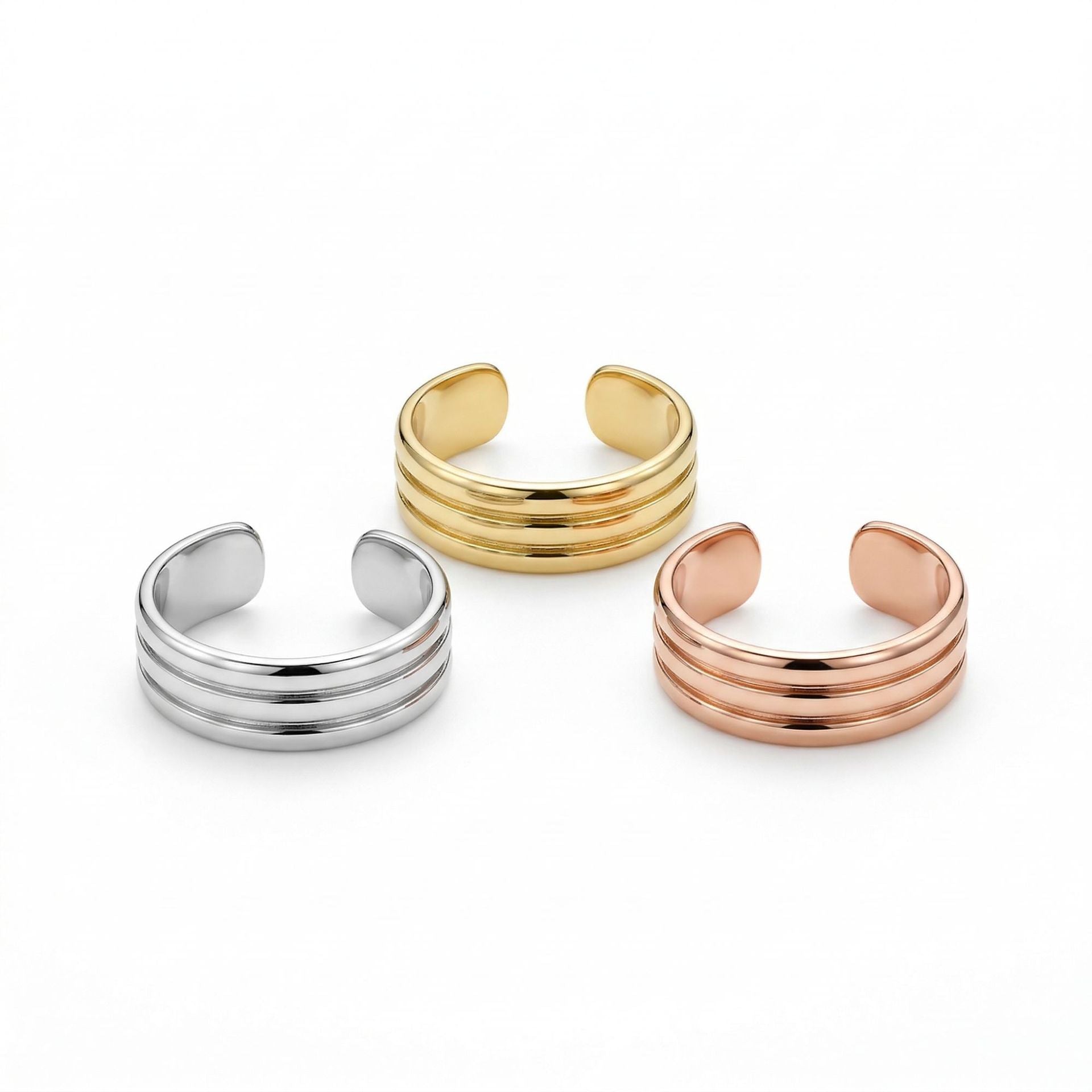 Copper Light Luxury Personality Unique Irregular Ear Clip