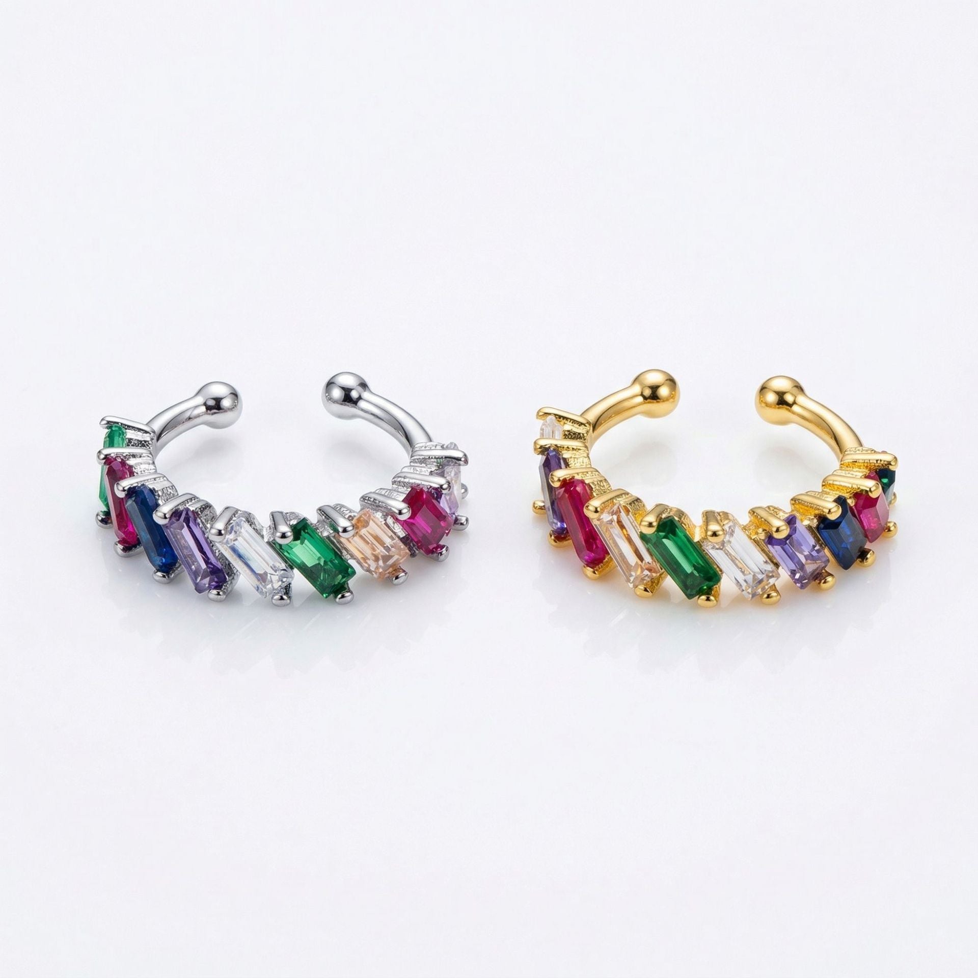 Copper Light Luxury Personality Unique Irregular Ear Clip