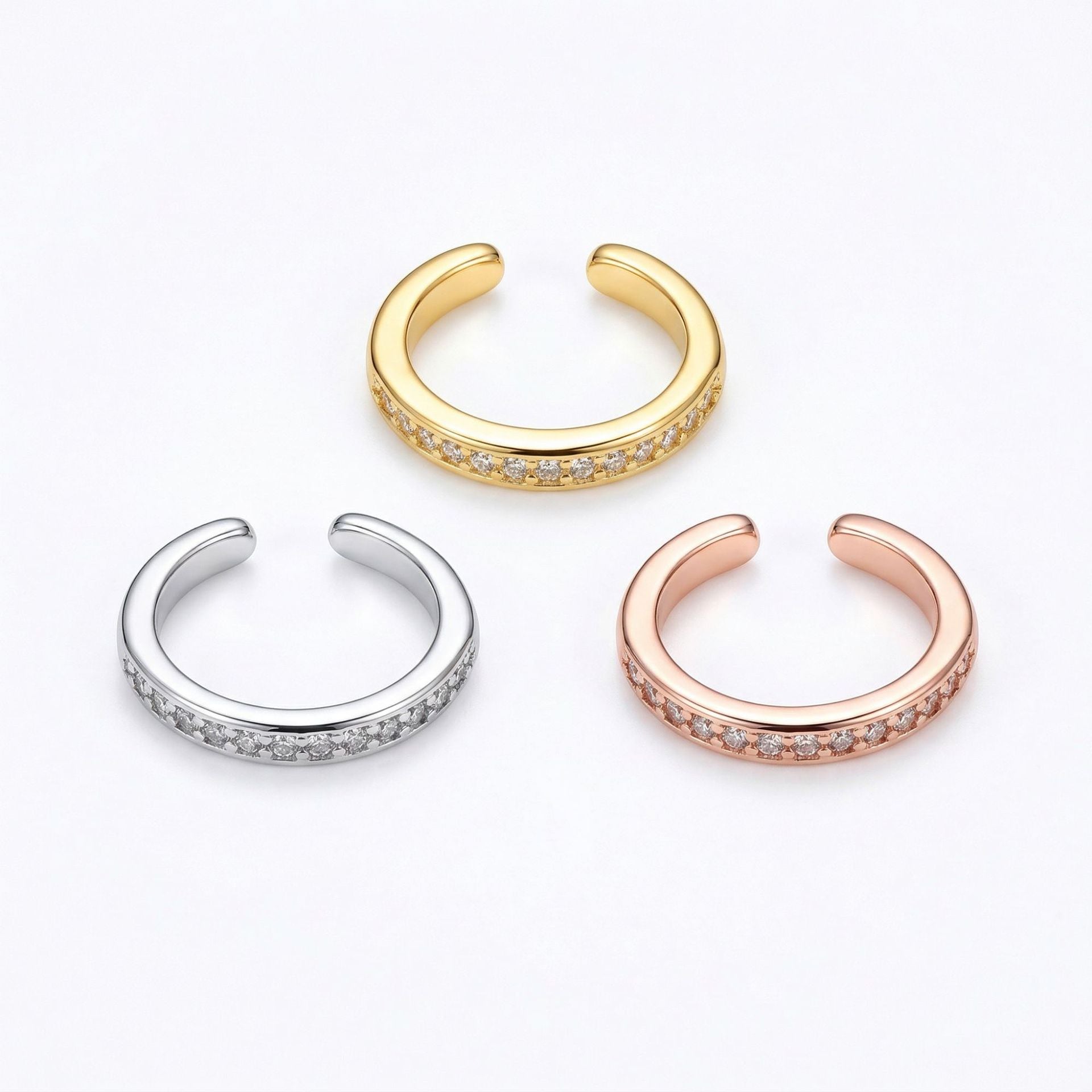 Copper Light Luxury Personality Unique Irregular Ear Clip