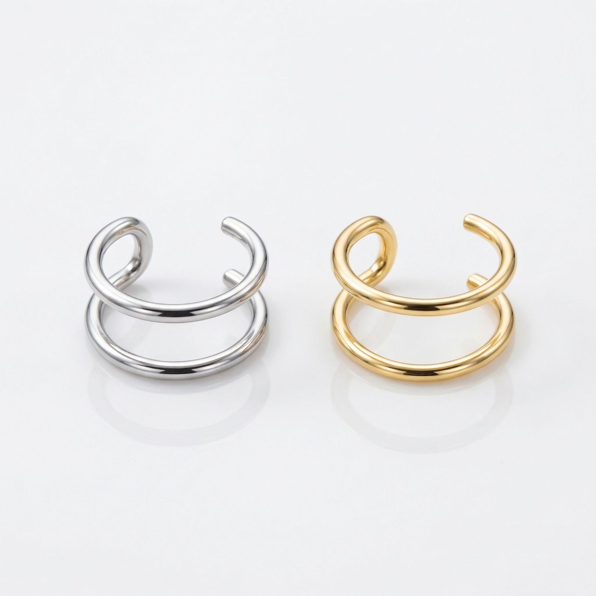 Copper Light Luxury Personality Unique Irregular Ear Clip