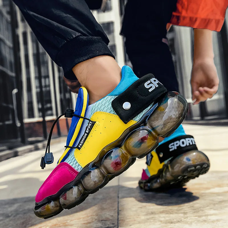 Men's Fashion Sneakers Breathable Comfortable Lightweight Walking Shoes Casual Sports Running Tennis Gym Training Shoes for Men