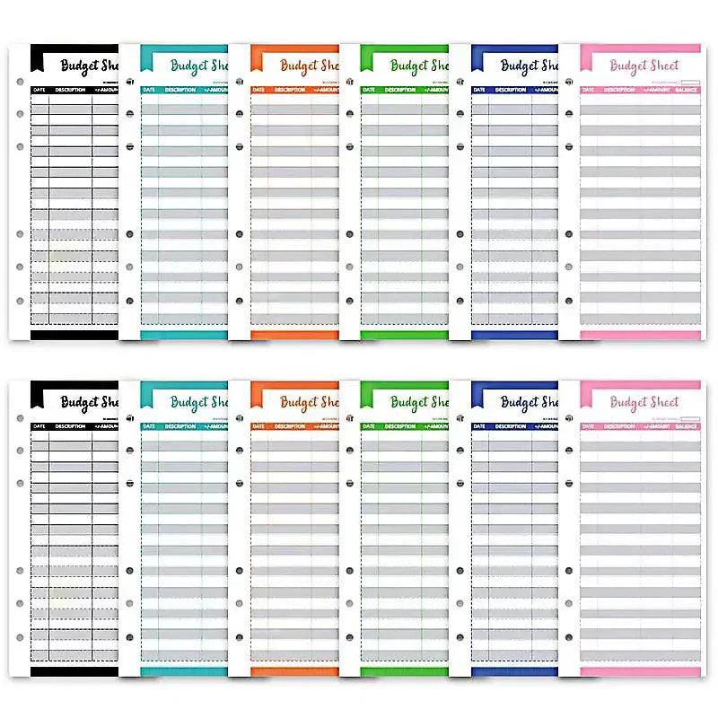 A6 Deluxe Leather Finance Organizer