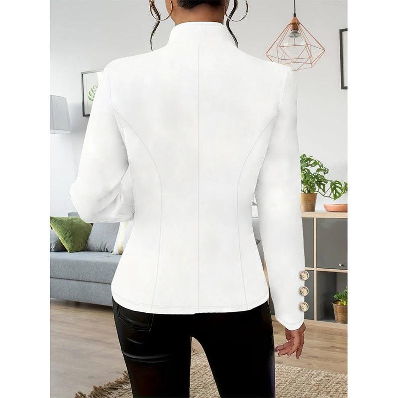 Women Casual Blazer Slim Fit Long Sleeve Business Jacket