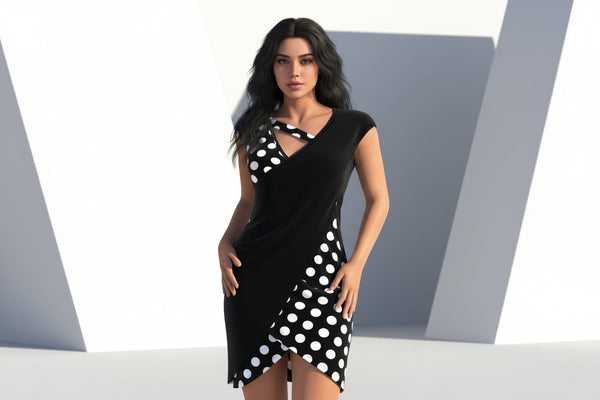 Women's Sleeveless Collar With Unique Design shirt Top