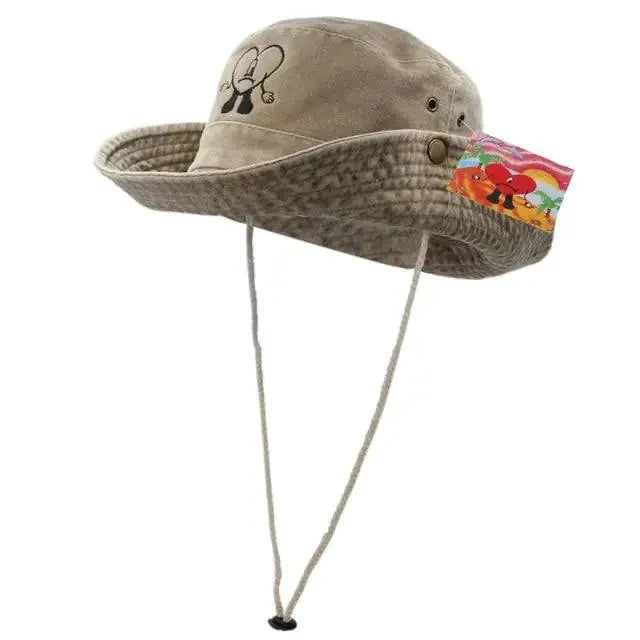 Chic Embroidered Travel Hat