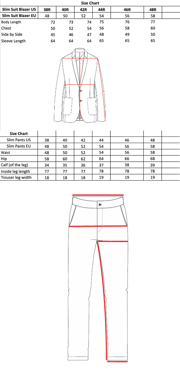 The Bespoke Suit (Sky Blue)