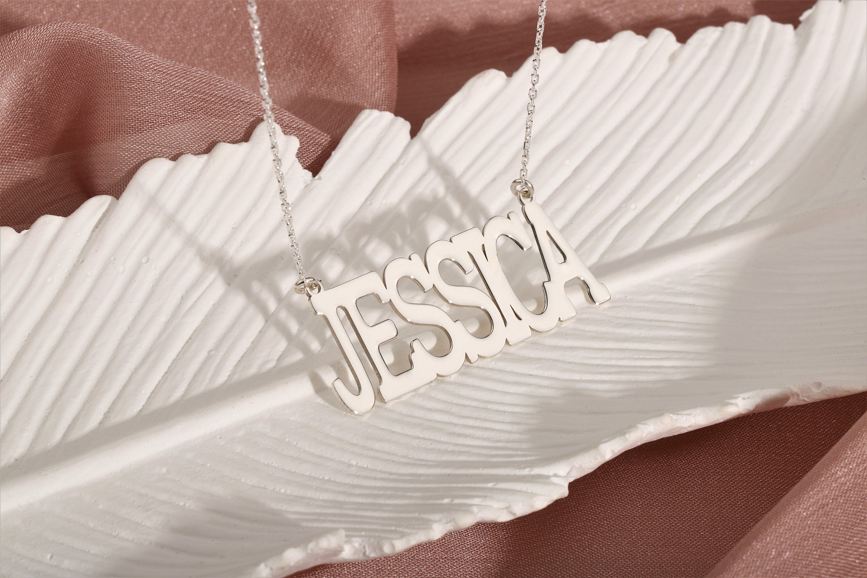 Bold & Beautiful Custom Name Necklace - 925 Sterling Silver RnB Style Jewelry