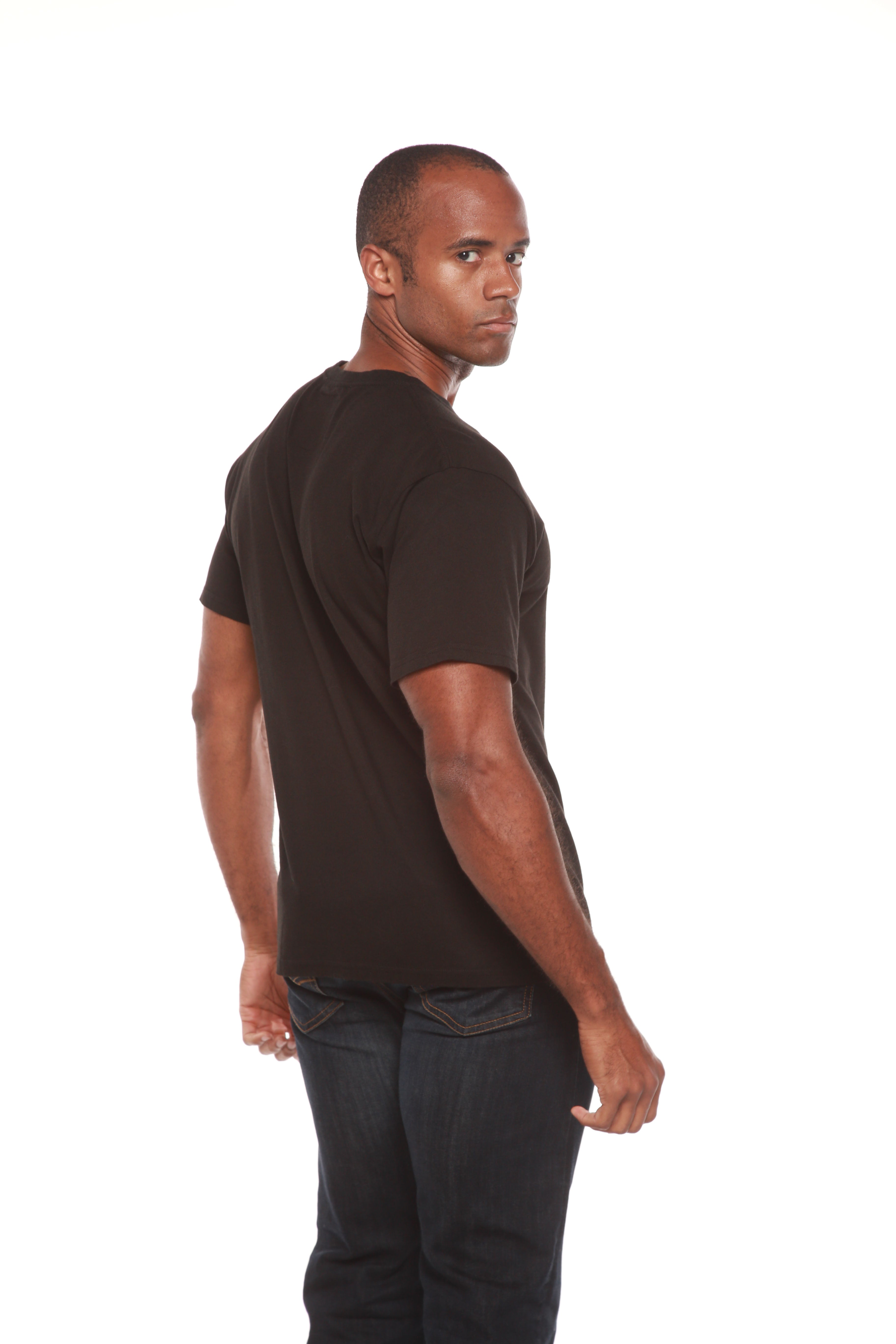 Mens Bamboo Organic Cotton Short Sleeve T Shirt Classic